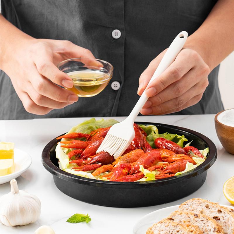 6pcs Food Grade Silicone Spatula Set Cream Mixing Spoon Cake Spatula Heat-Resistant For Cooking Mixing Baking Kitchen Tools