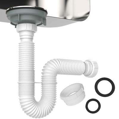 Afvoerpijpenset 112 inch met Adapter voor Keuken- en Badkamergootstenen