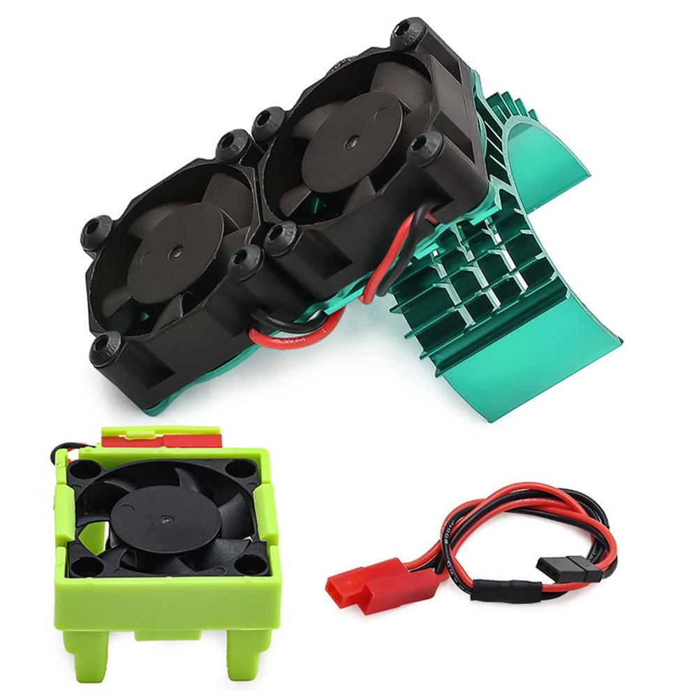 RC VXL-3s ESC Soğutma Fanı Motor Çift Fan Seti Uyumlu Traxxas Slash 4x4 Stampede 4x4 Rustler 4x4 Hoss 4×4 Velineon Soğutucu