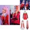Stunning Darling In The Franxx Zero Two Red Uniform Cosplay Costume For Halloween