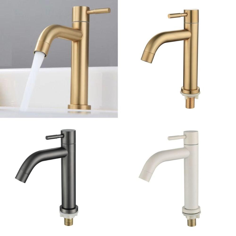 Sink Tap Bathroom Basin Faucet Deck Mounted Vintage Bathroom Faucet  Household