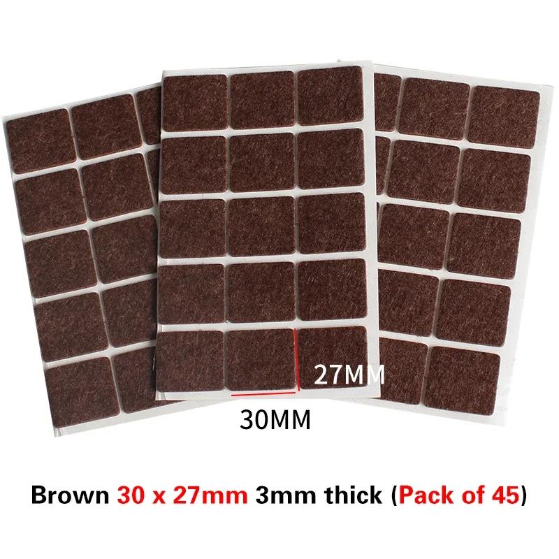 Thickened Self-adhesive Felt Chair Leg Pads Anti Slip Scratch Resistant Noise Resistant Floor Furniture Protection Pads Gaskets