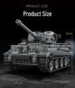 Tiger 97001 Heavy Tank Military Model Building Kit with Minifigures