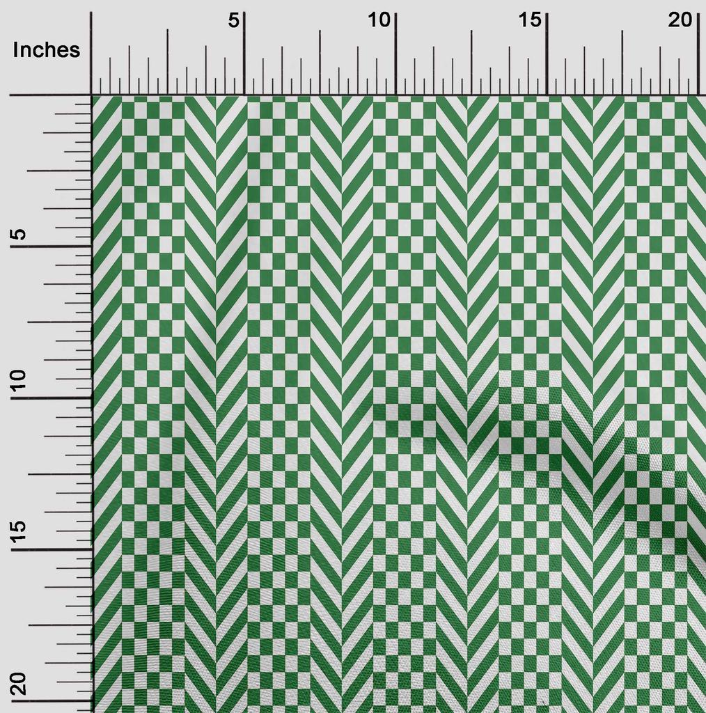 oneOone Georgette Viscose Black Fabric Check Sewing Craft Projects Fabric Prints By Yard 42 Inch