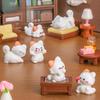 7Pcs/set Cartoon Pet Cat Miniatures Resin Animal Ornaments Fairy Garden Decoration Micro Landscape
