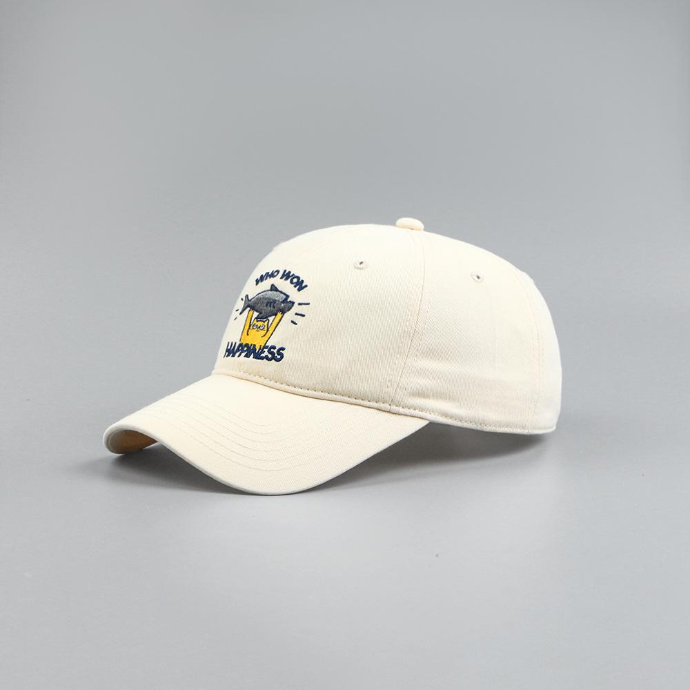 American Street Hat Baseball Cap Men Women Alphabet Cartoon Embroidery Cap Leisure Sun Protection Sunhat Summer Male Female