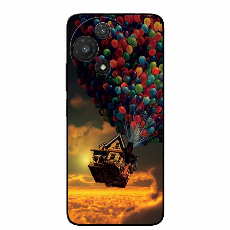 For TCL 60R 5G Case T519H Fashion Protective Silicone Back Cover Cases For TCL 60 R Animal Black Phone Funda TCL 60R T519H Coque