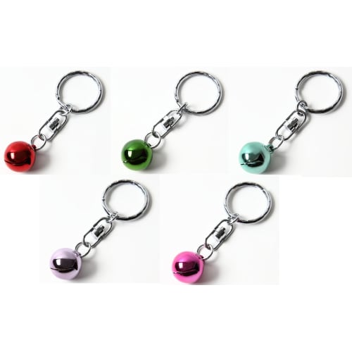 

Airself Suzu Bell Holder Keychain Colored Bells (Set of 5)