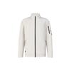 Letter Print Stand Collar Sports Woven Jacket Men Jacket Rice-Color A11M417709F-BG
