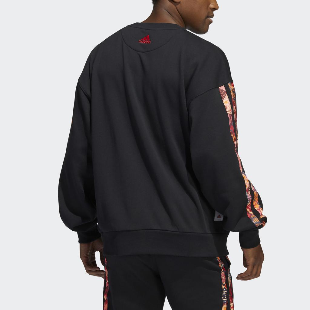 adidas Year Of The Tiger Limited Edition Print Basketball Sweatshirt Men Tops Black HD7934