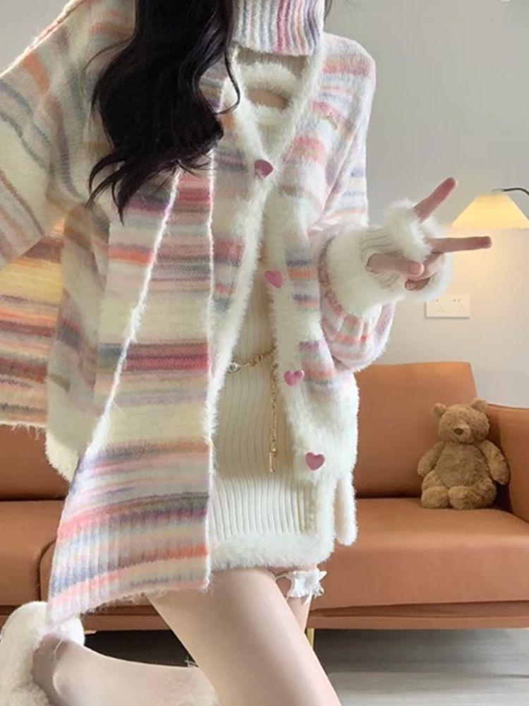 Christmas Clothing Dress in Battle Robe Knit Dress Women's Interior Sweater Hip Hugging Short Skirt
