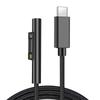 Fast Charging PD To Type-C Cable for Microsoft Surface Pro 1-6 Tablets