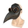 Zwart Rubber Pestdokter Masker Kostuum Halloween Cartoon Spookachtig Steampunk Gas Latex Masker voor Kinderen en Volwassenen Cosplay Rekwisieten