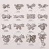 Bow Nail Zircon Diamonds Metal Charms Gems Stones for DIY Nail Art Decorations