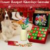 Christmas 24 Days Flower Bouquet Countdown Calendar W/24 Kind of Flower Flower Bouquet Building Blocks Set for Adults Teens Kids