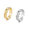 2026 Fashion Wedding Jewellery Rings Love Rings 2 Piece Gold Simple Girl's Accessories Ring Set of 2