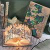 3D Stereoscopic DIY Book Lamp Creative Ancient Style Art Book Night Light Butterfly Famous Paintings