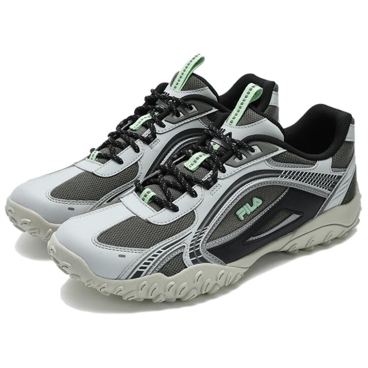 FILA Pebble Durable Comfortable Low-Top Casual Running Shoes Men sneaker Gray F12M432106FGF