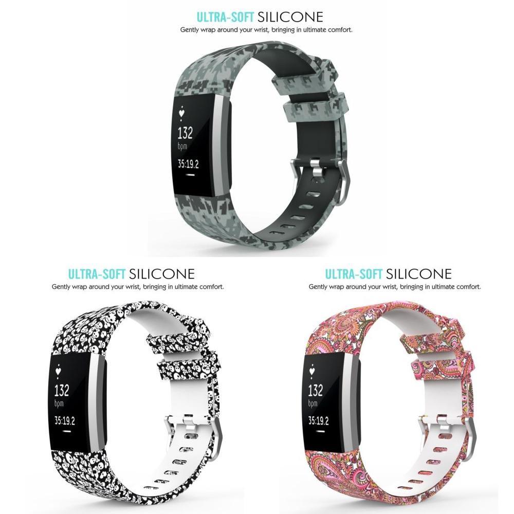 Stylish Silicone Bands For Fitbit Charge 4 And Charge 3 Comfortable And Durable