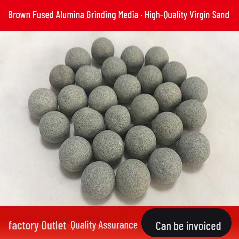 Brown Fused Alumina Abrasive Spheres for Deburring, Rust Removal, Chamfering, Flash Removal, and Polishing