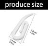 Quick Changes Curtain Hook PVC Materials Strong Holds For Various Rods And Tracks