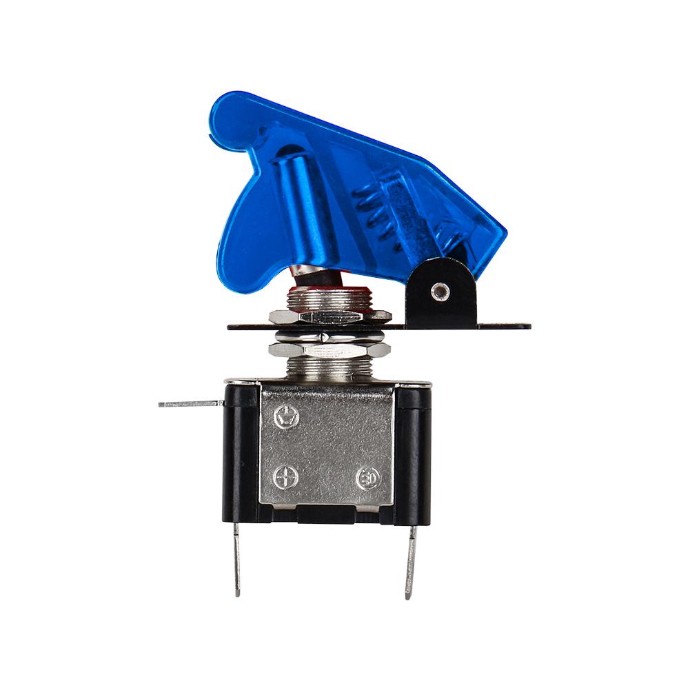 16mm 1NO 1NC Verbindung 12V Metall LED Kippschalter Rast Push Button