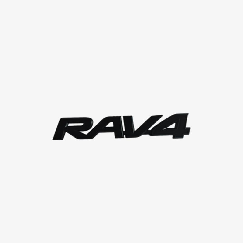 1PCS  ABS Car Body Trunk Emblem Sticker Rav4 LOGO For  RAV4 SUV Badge Auto Rear Letter Decal Exterior Accessories