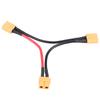 2PcsSet XT60 Series Battery Pack Connector Adapter Cables for RC Lipo 1 Female To 2 Male