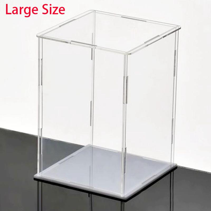 Large Acrylic Display Box for Figures Clear Collectibles Display Case Cabinet Showcase for Storage Toy/LEGO/Figurine/Memorabilia