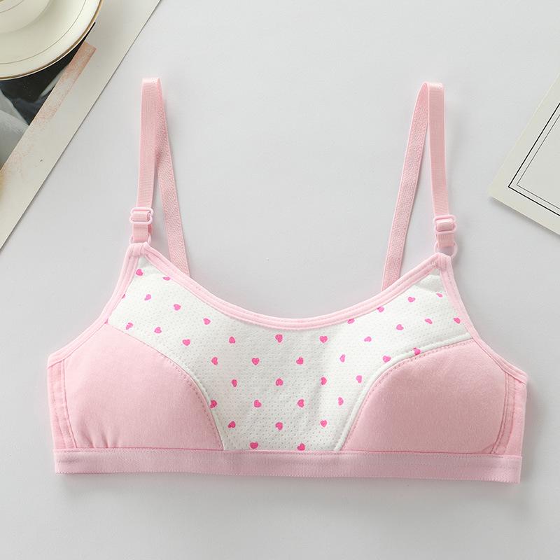 Canottino Reggiseno da Allenamento in Cotone per Ragazze Età 10-13