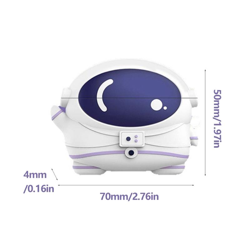 AntiSlip Grip Silicone Protective Case for WF-1000XM6 Wireless Earbuds In Fun Astronauts Shape