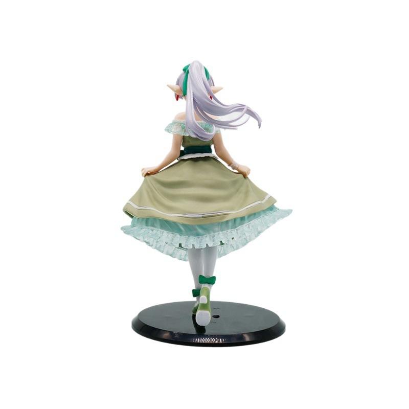 Anime Frieren Fern Himmel Character Figure Elegant Dress Statue Home Desktop PC Case Display Decoration Toy Gift