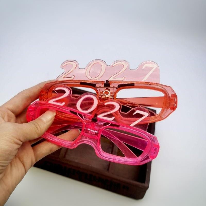 LED Light Up Glasses Multi Color Flashing Modes Bright Glow Effect Durable Frame for Outdoor Night Carnival Events