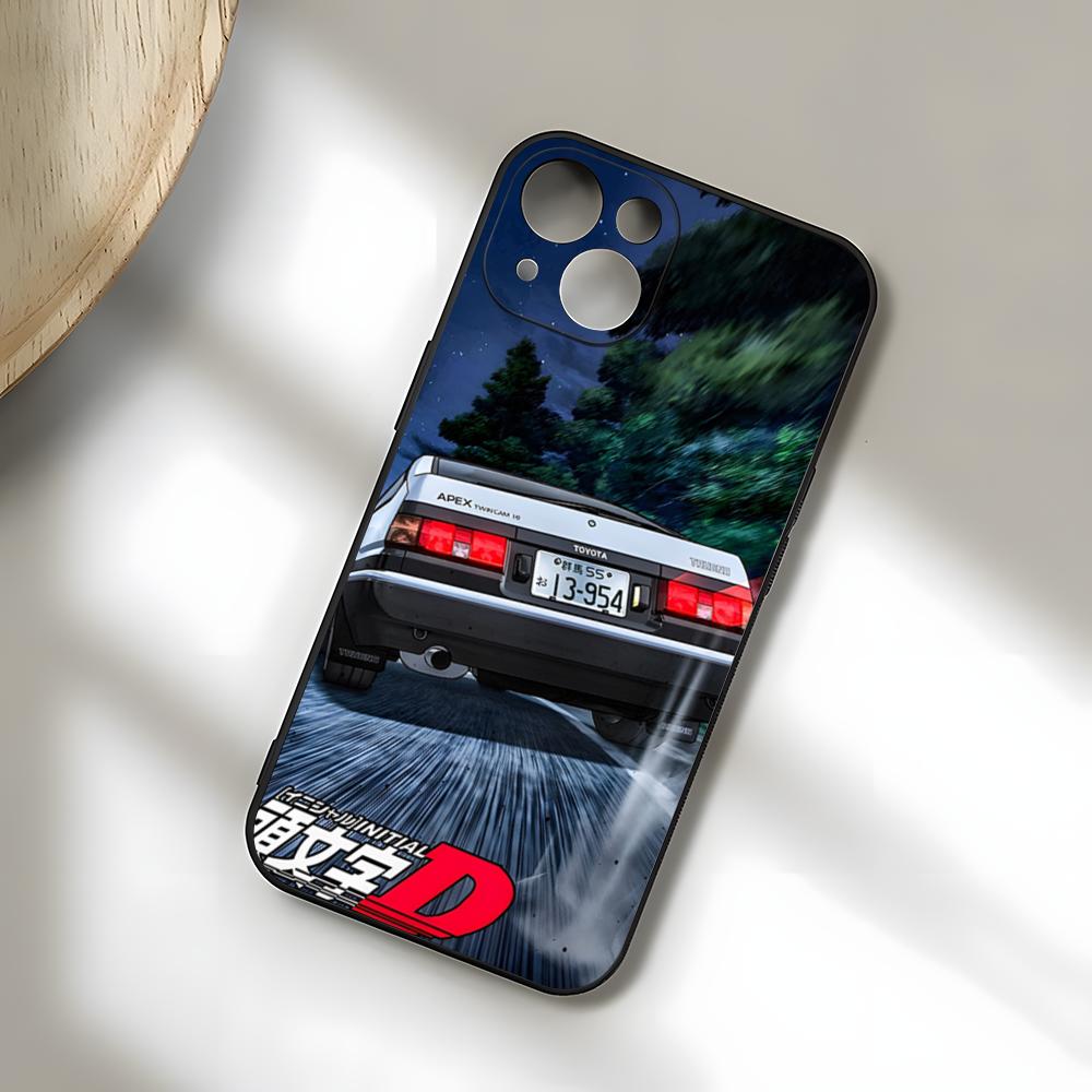 Anime I-Initial D AE86 Phone Case For IPhone 17 Pro Max 15 Pro 16 14 Plus 12 13 Mini 11 Pro Shockproof Soft Cover