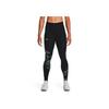 Under Armour Sporttrainings-Fitnesshose mit lustigem Musterdruck für Damen, Hose Schwarz 1362717-001