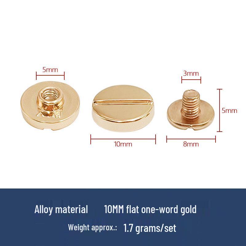 Taschen- und Gepäckzubehör: Ringe, Mönchskopf, Nippelstecker, DIY Lederschnallen, Schraubnieten