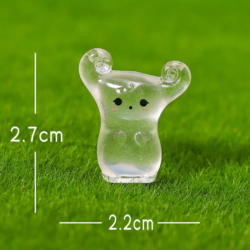 Μικρο-τοπίο Δημιουργικό Χαριτωμένο Φωτεινό Μικρό Ξωτικό Σπίτι Επιτραπέζιος Υπολογιστής Αυτοκίνητο Ρητίνη Χειροτεχνία Διακοσμητικά Μικρά Στολίδια