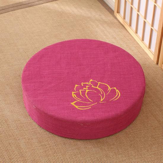Japanese Linen Bay Window Cushion - Thickened, Removable, Washable Tatami Meditation Mat