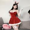 Sexy Lingerie Sexy Christmas Dress Cosplay Uniform New Year's Day New Velvet Suit Nightdress