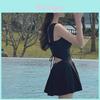 Swimsuit Women One Piece Polyester Tummy Control With Chest Padding For Swimming And Water Sports