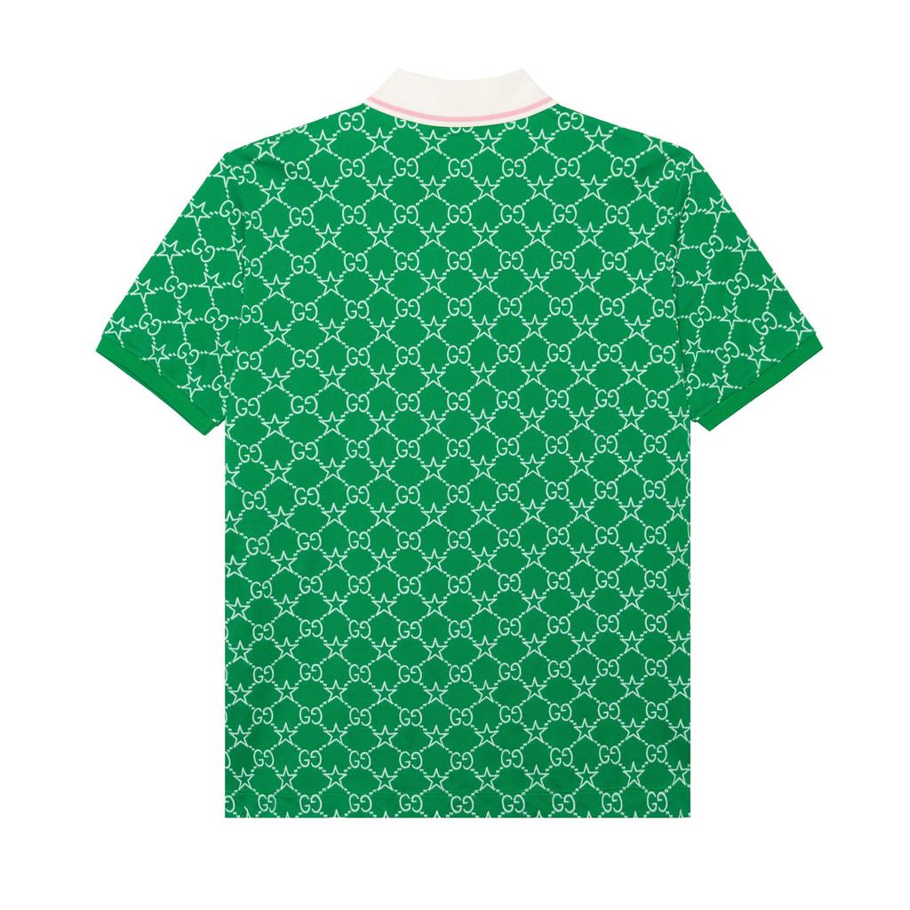 Gucci FW22 Polo Shirt Men's Green 696071-XJEE9-3129