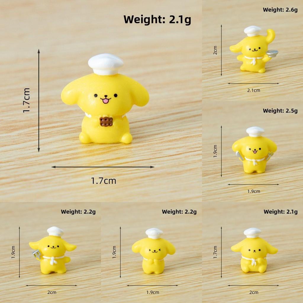 Dog Yellow Chef Resin Tabletop Ornament With Cartoon Style For Decoration Home
