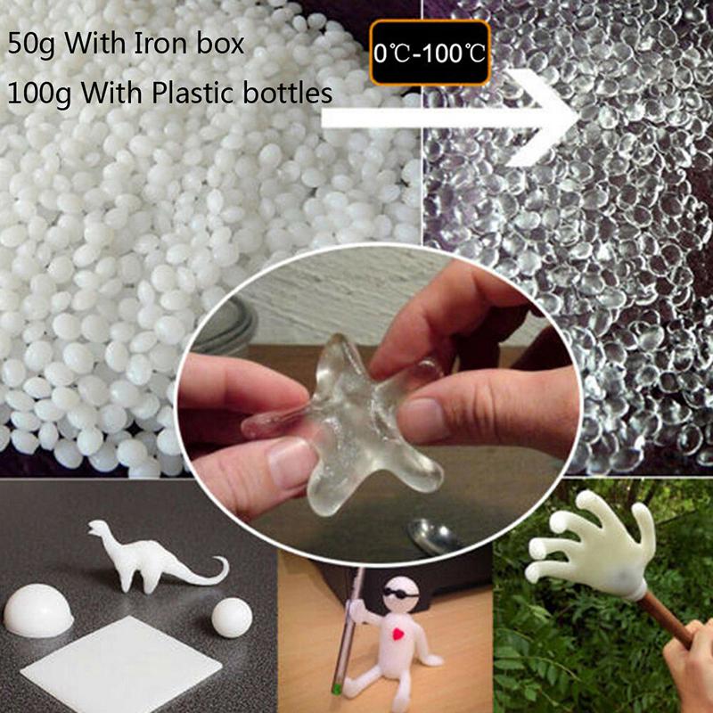 50G/100G Polimorfo Termoplástico Moldável Diy Artesanato Brinquedo Morph Plástico Pellet