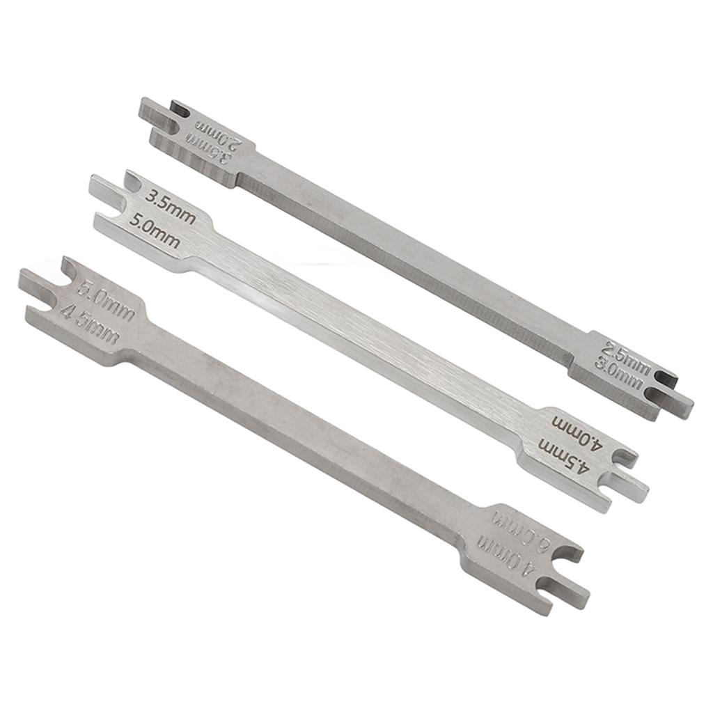 3pcs Dental Bracket Gauge Locator Stainless Steel Different Types Orthodontic Bracket Positioner