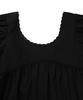 Michikoleondeonkosino Puff Sleeve Ribbon Mini Dress Black