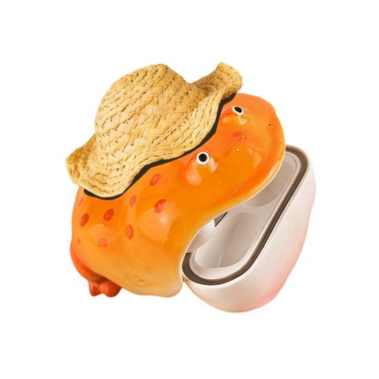 Protective Case for Air Pods Pro/Pro 2/Pro 3/Air Pods 4 Soft Anti-Scratch Drop Protection Ugly Frog Design Wireless Earphone Case