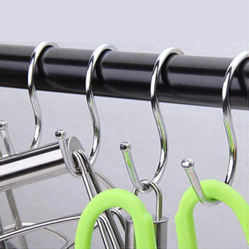 Premium 6 Pack Dual S Shaped Hooks Stainless Steel Hanger (6 Pack) Xxf hwy