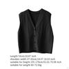 Buttoned Knit Vest Dating Retro Fashion Casual Comfortable Sleeveless