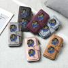 Cat Astronaut Print Long Wallet Card Holder Fashion PU Leather Purse Forever Daily Use for Women and Men