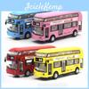 Autobus Turistico a Due Piani di Qualità Premium London City Bus Macchina a Retrazione Giocattolo per Bambini con Suono e Luce